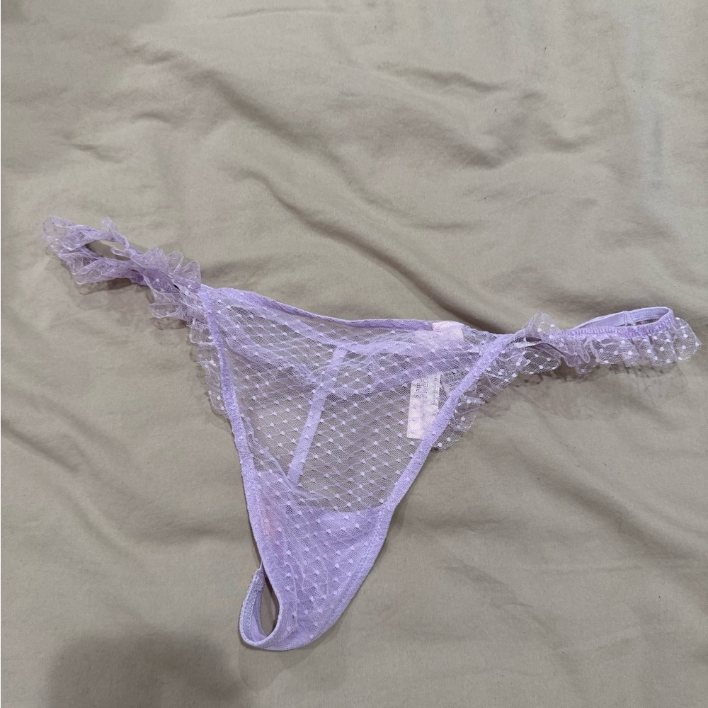 New with tagsVictoria's Secret Lilac Mesh Thong